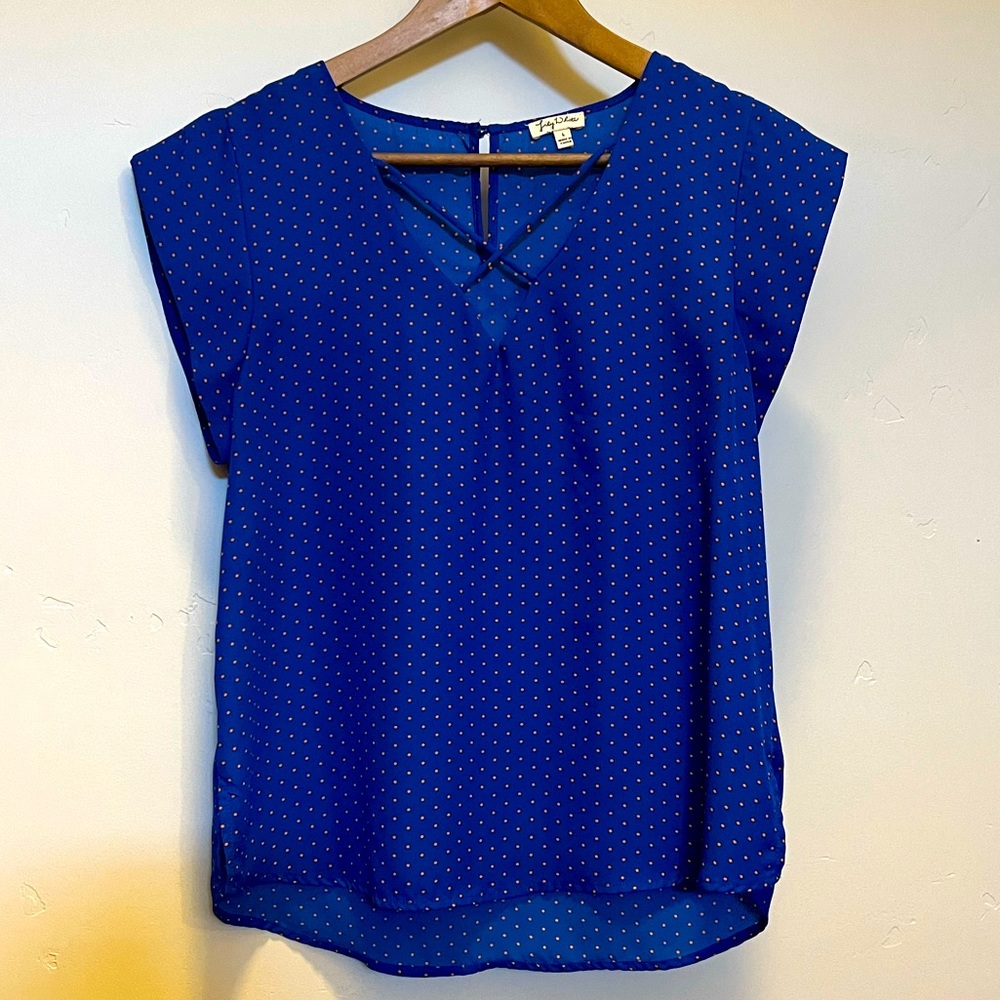 Lily White Polka Dot Blouse